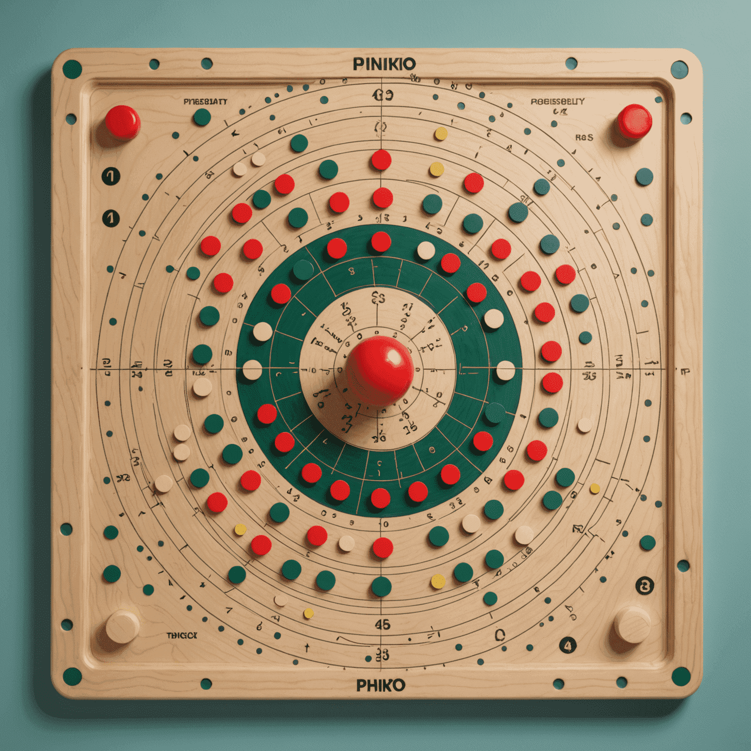 A diagram showing different Plinko chip trajectories and probability zones on a Plinko board