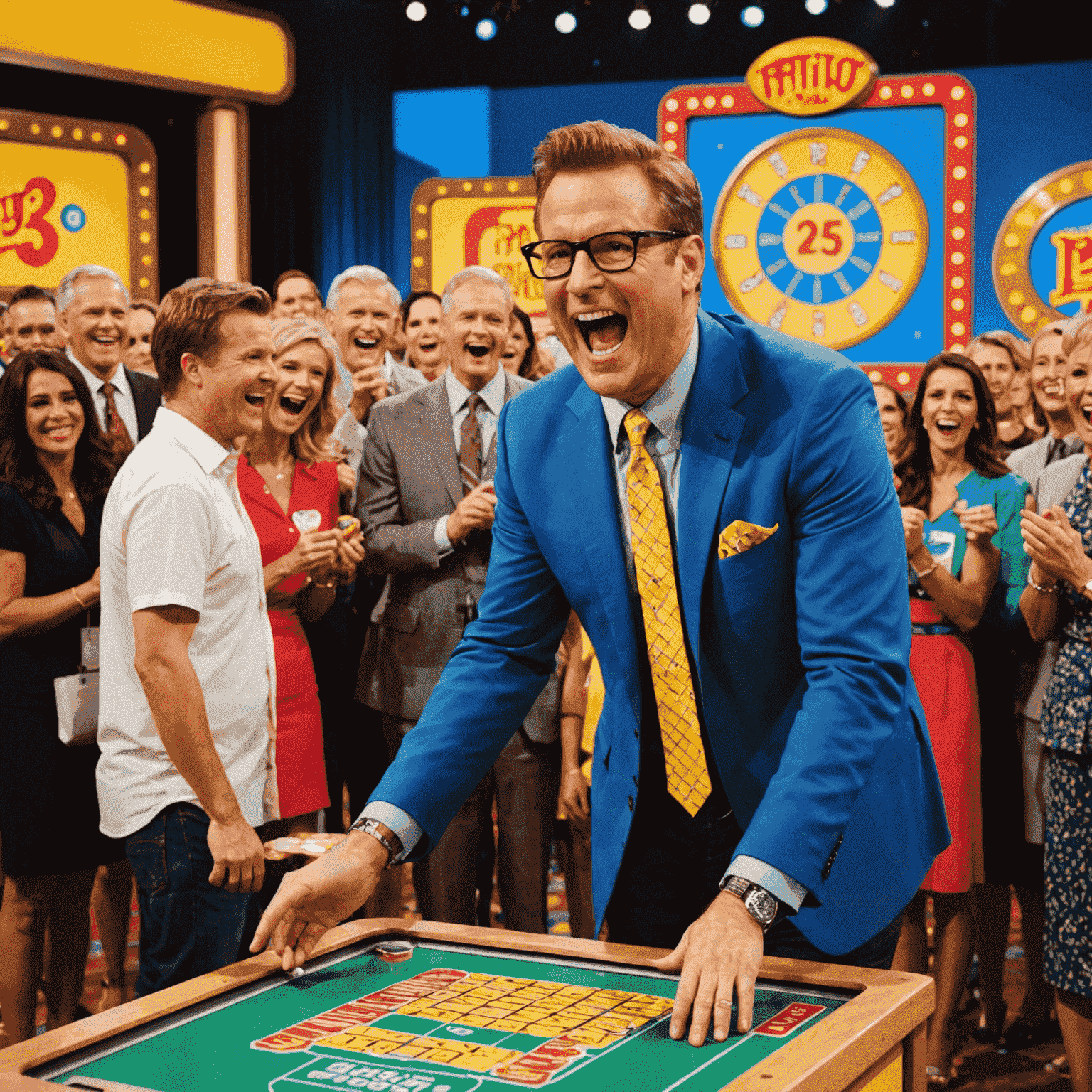 A contestant on 'The Price is Right' dropping a Plinko chip down the board, surrounded by an excited audience