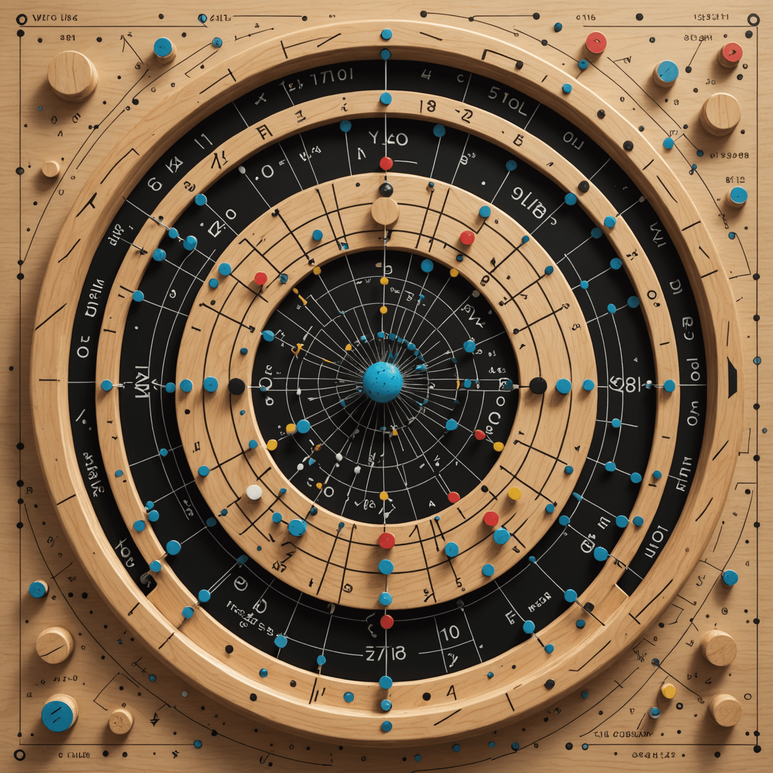 A detailed illustration of a Plinko chip's path with force vectors and physics equations overlaid